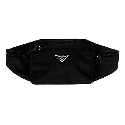 nylon fanny pack prada|Prada nylon waist bag.